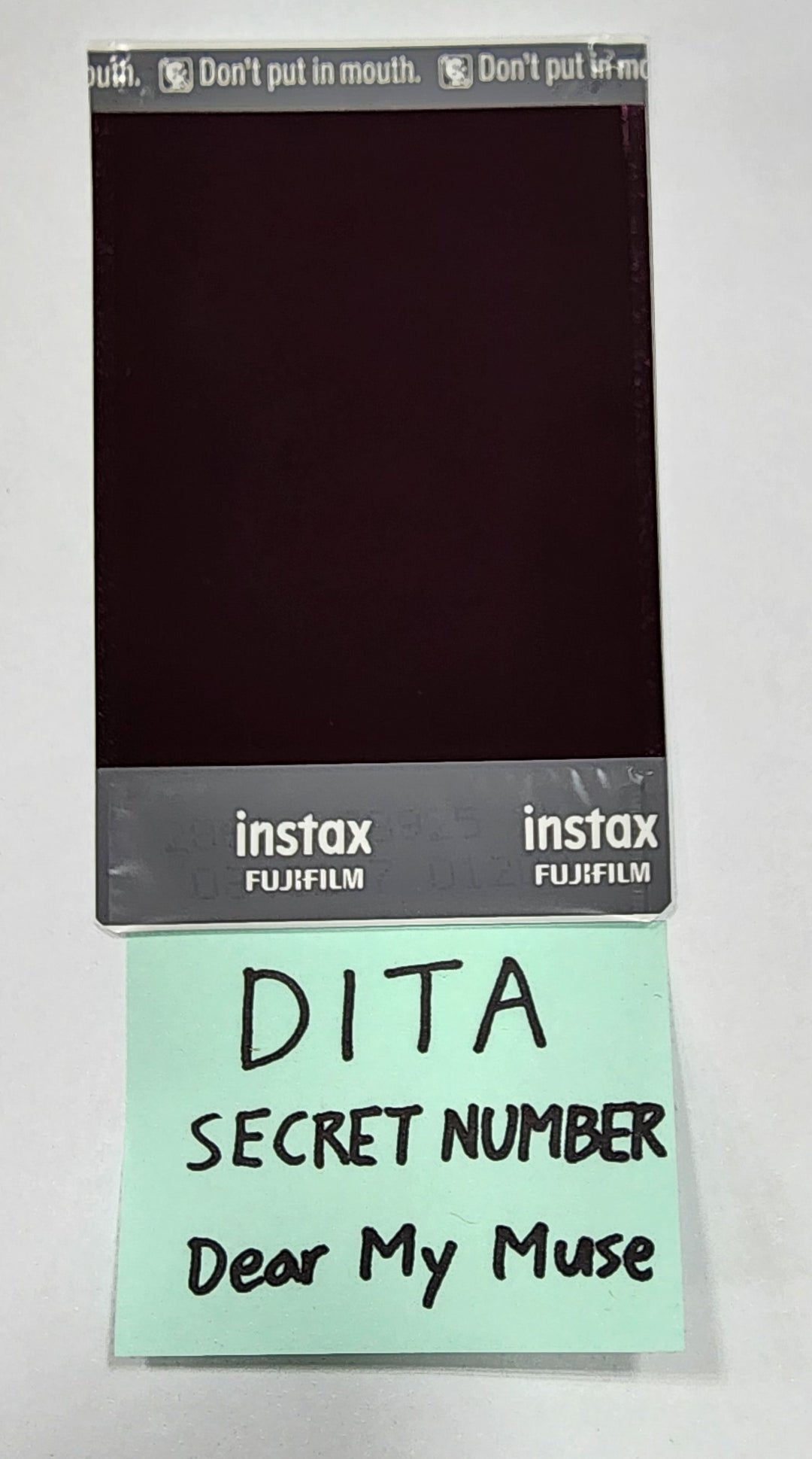 DITA (Of Secret Number) "DOXA" - Hand Autographed(Signed) Polaroid - HALLYUSUPERSTORE