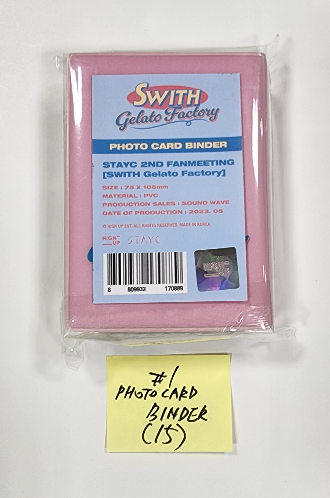 StayC "SWITH GELATO FACTORY" 2nd Fanmeeting - Official MD [Photo Slogan, Photocard Binder, Mini Brochure] - HALLYUSUPERSTORE
