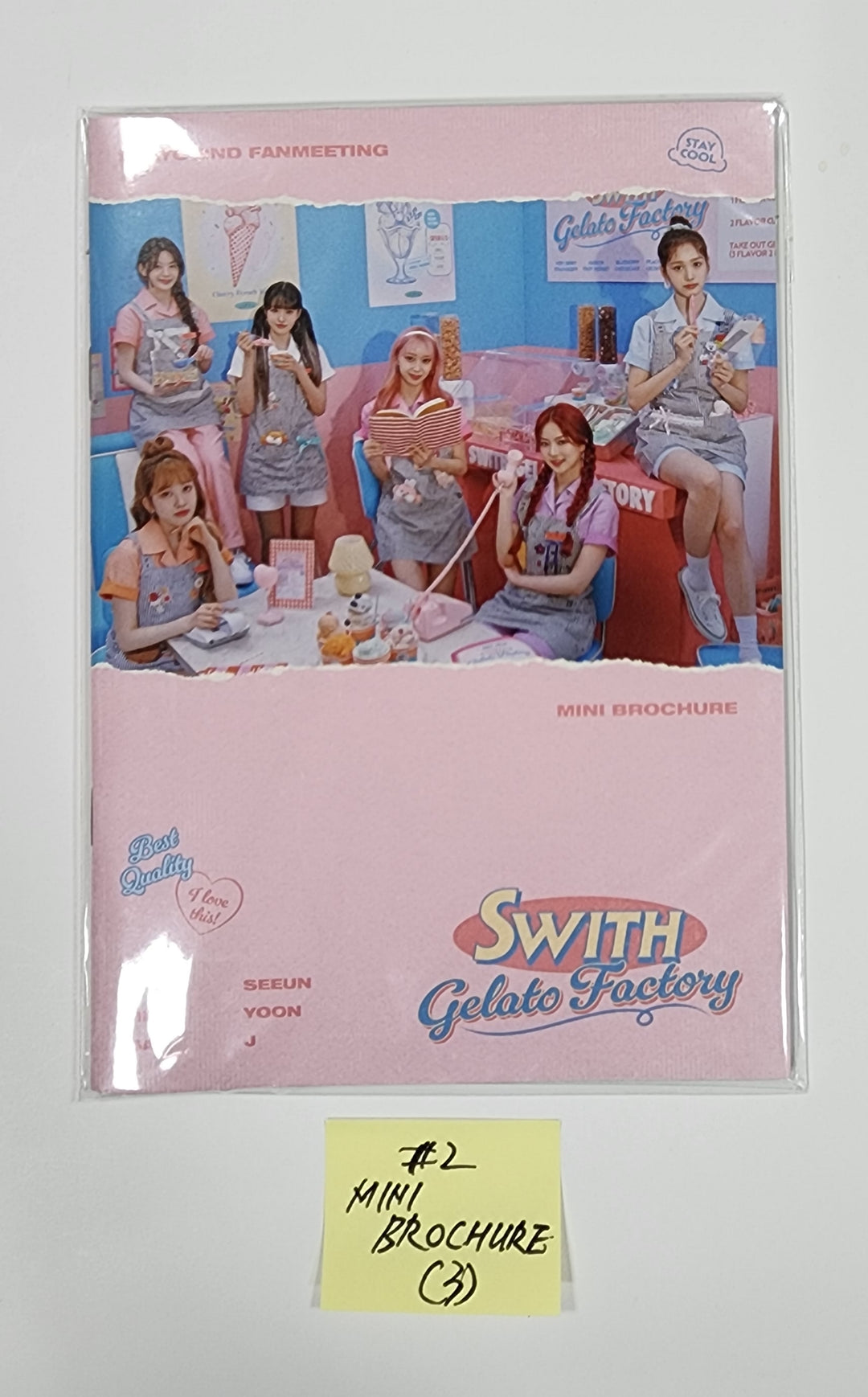 StayC "SWITH GELATO FACTORY" 2nd Fanmeeting - Official MD [Photo Slogan, Photocard Binder, Mini Brochure] - HALLYUSUPERSTORE