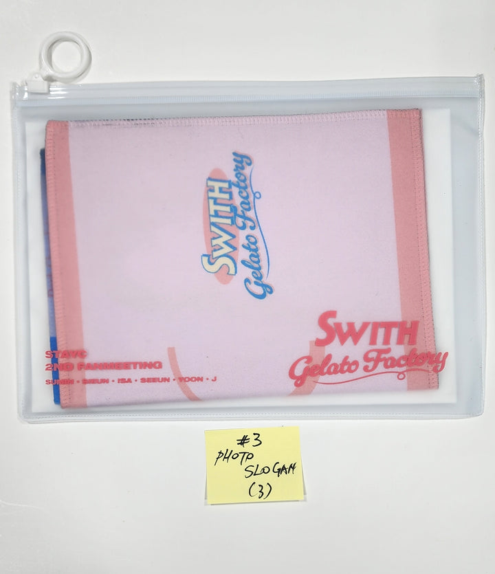 StayC "SWITH GELATO FACTORY" 2nd Fanmeeting - Official MD [Photo Slogan, Photocard Binder, Mini Brochure] - HALLYUSUPERSTORE