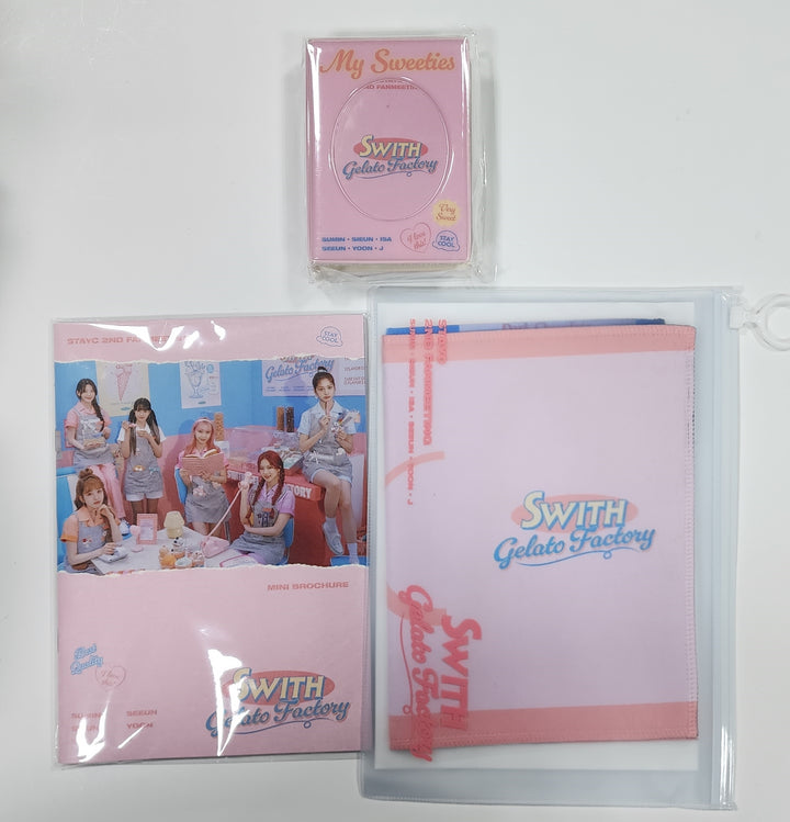 StayC "SWITH GELATO FACTORY" 2nd Fanmeeting - Official MD [Photo Slogan, Photocard Binder, Mini Brochure] - HALLYUSUPERSTORE