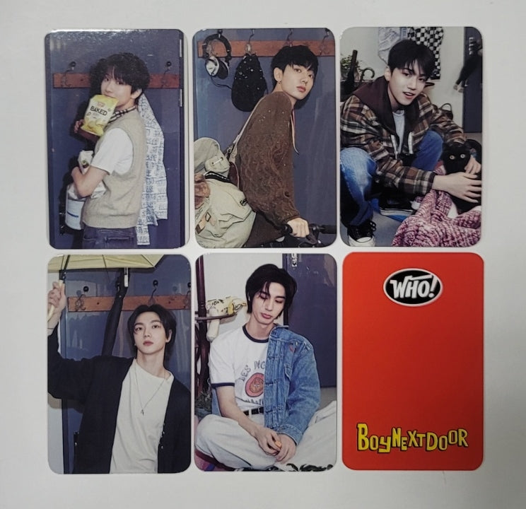 Boynextdoor "WHO!" 1st Single - Music Plant Pre-Order Benefit Photocard - HALLYUSUPERSTORE