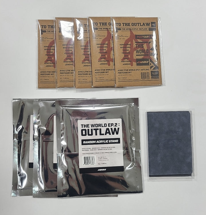 ATEEZ "THE WORLD EP.2 " - Everline Official MD [Postcard Set, Acrylic Stand, Passprt Case] - HALLYUSUPERSTORE