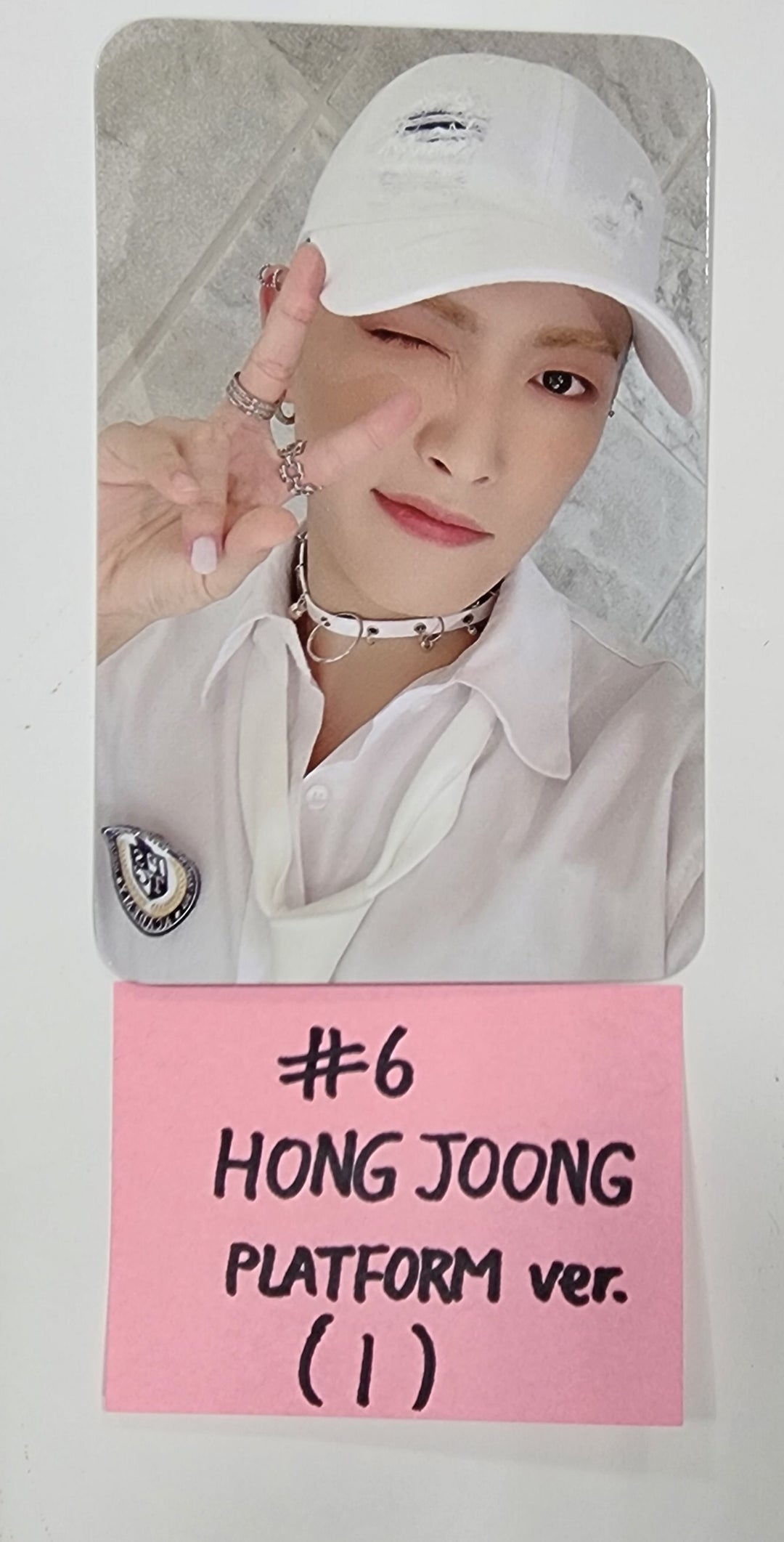 ATEEZ "THE WORLD EP.2 " 9th Mini - Official Photocard (Platform Ver.) (1) - HALLYUSUPERSTORE