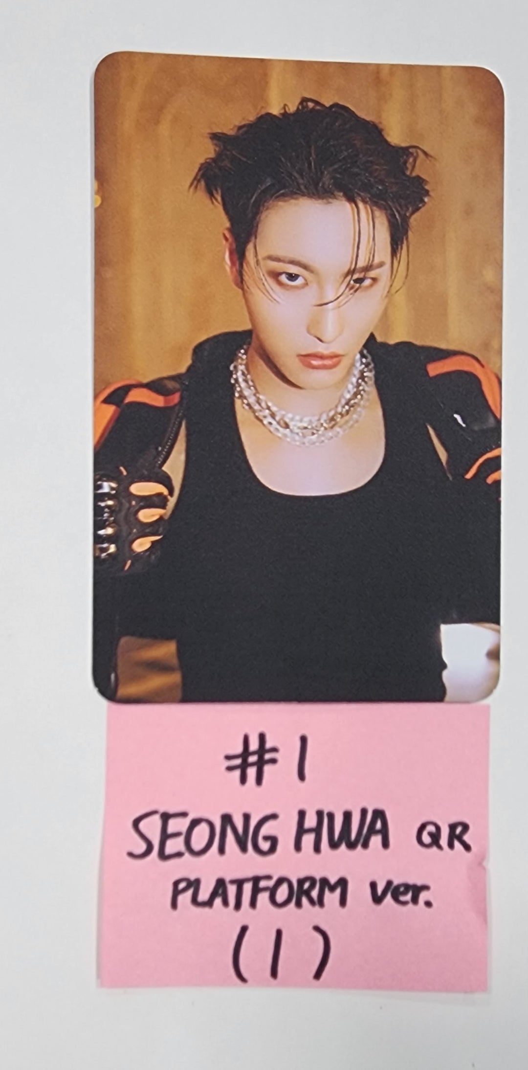 ATEEZ "THE WORLD EP.2 " 9th Mini - Official Photocard (Platform Ver.) (1) - HALLYUSUPERSTORE