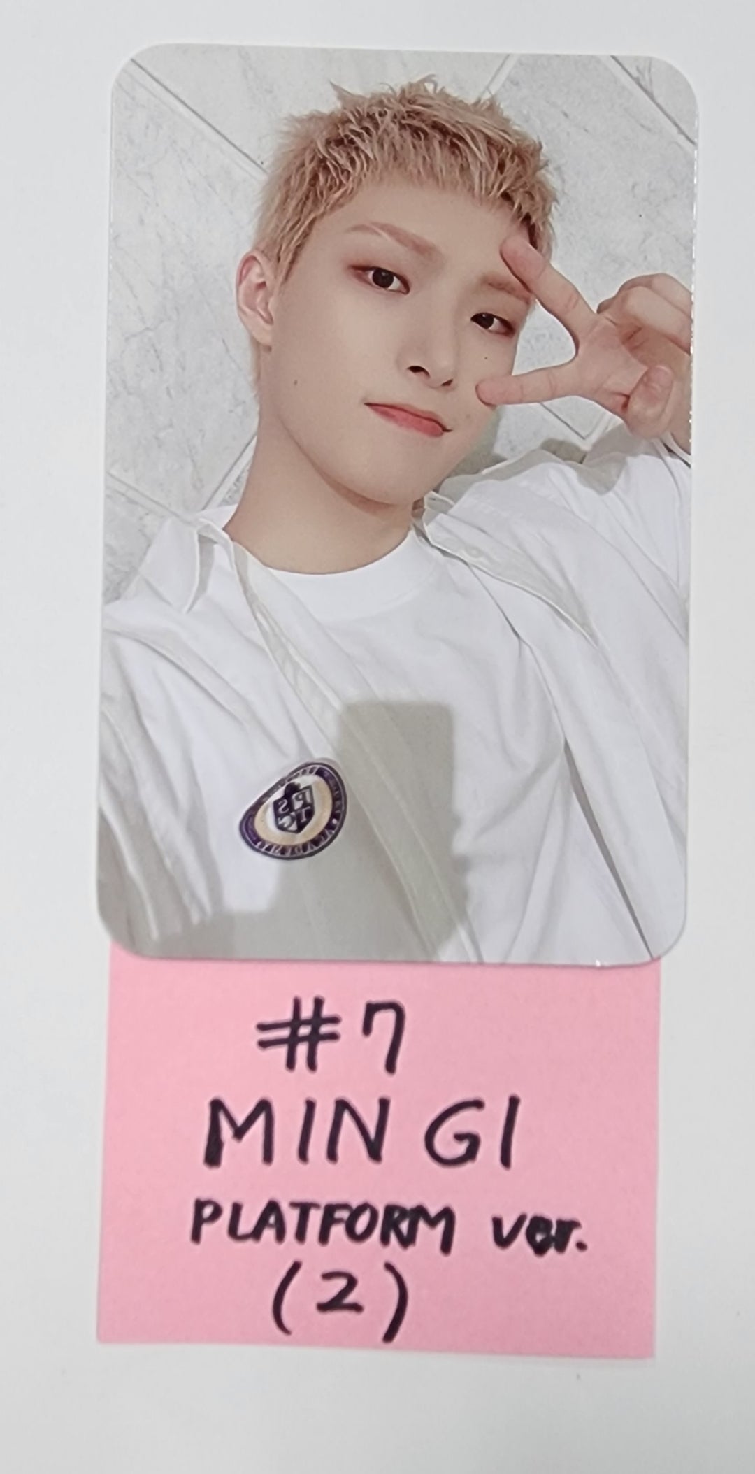 ATEEZ "THE WORLD EP.2 " 9th Mini - Official Photocard (Platform Ver.) (2) - HALLYUSUPERSTORE
