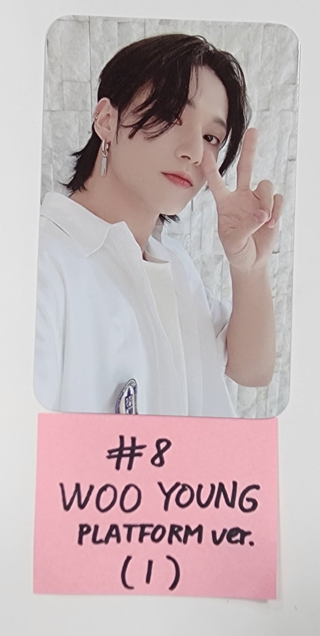 ATEEZ "THE WORLD EP.2 " 9th Mini - Official Photocard (Platform Ver.) (2) - HALLYUSUPERSTORE