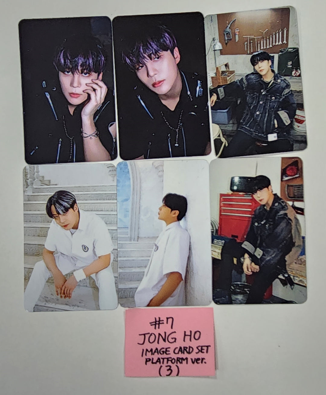ATEEZ "THE WORLD EP.2 " 9th Mini - Official Photocard (Platform Ver.) (2) - HALLYUSUPERSTORE