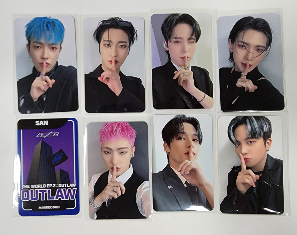 ATEEZ "THE WORLD EP.2 " - Mini Record Pre-Order benefit Photocard [Platform Ver.] - HALLYUSUPERSTORE
