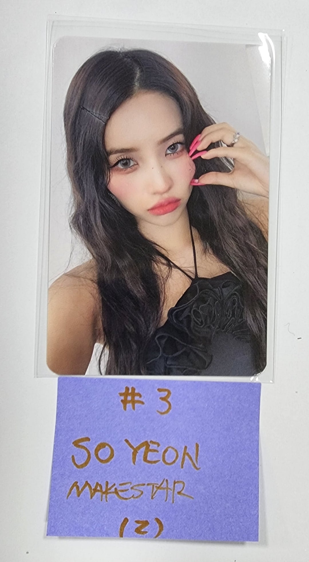 (g) I-DLE "I Feel" - Makestar Fansign Event Photocard Round 2 - HALLYUSUPERSTORE
