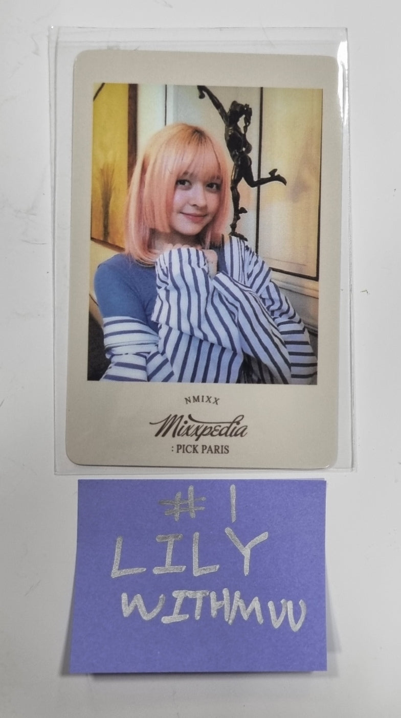 NMIXX "MIXXPEDIA : PICK PARIS" 2nd Photobook - Withmuu Pre-Order Benefit Photocard - HALLYUSUPERSTORE