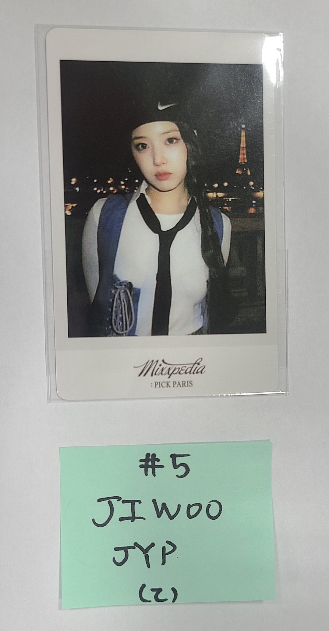 NMIXX "MIXXPEDIA : PICK PARIS" 2nd Photobook - JYP Shop Pre-Order Benefit Photocard - HALLYUSUPERSTORE