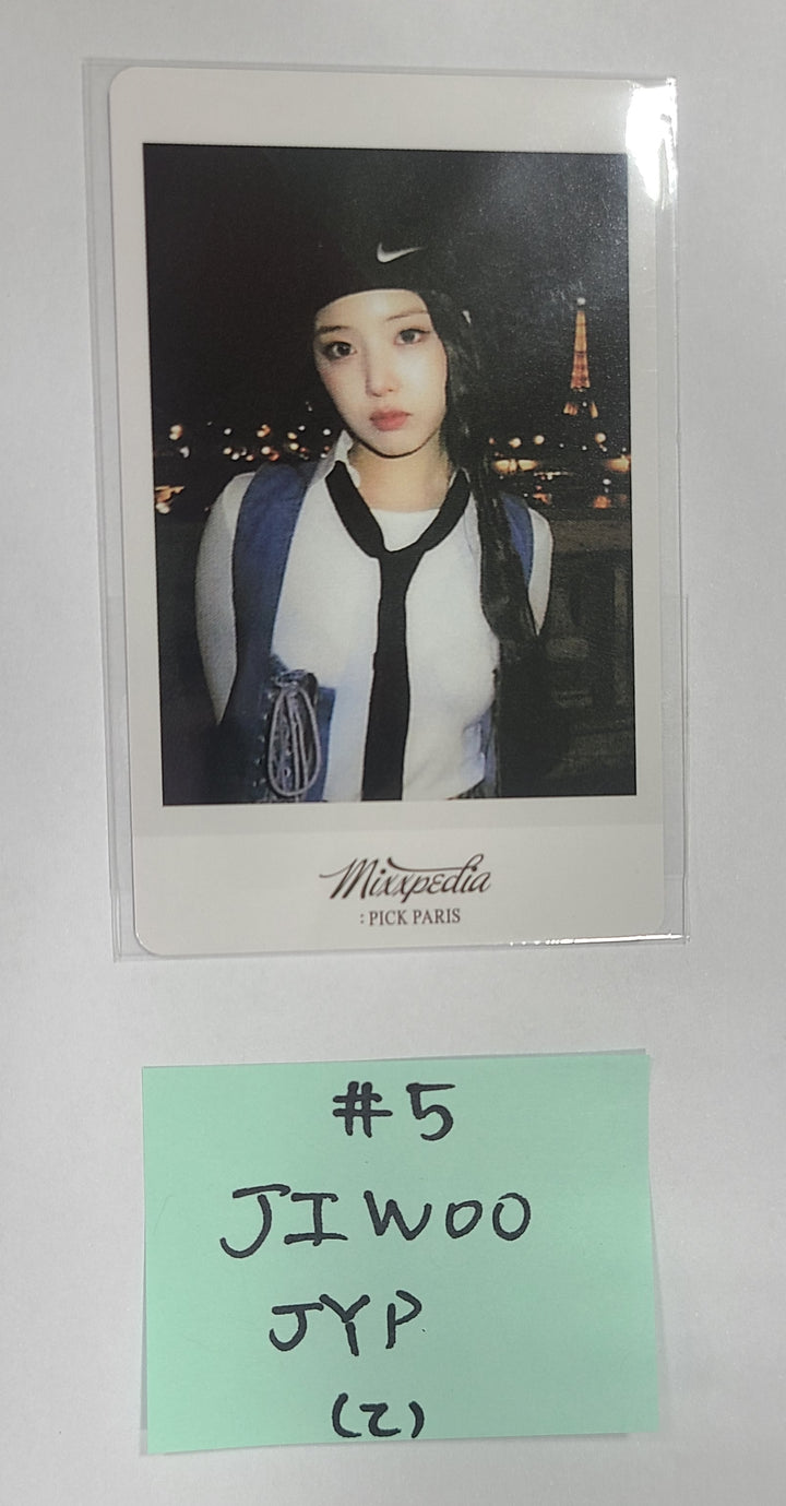 NMIXX "MIXXPEDIA : PICK PARIS" 2nd Photobook - JYP Shop Pre-Order Benefit Photocard - HALLYUSUPERSTORE