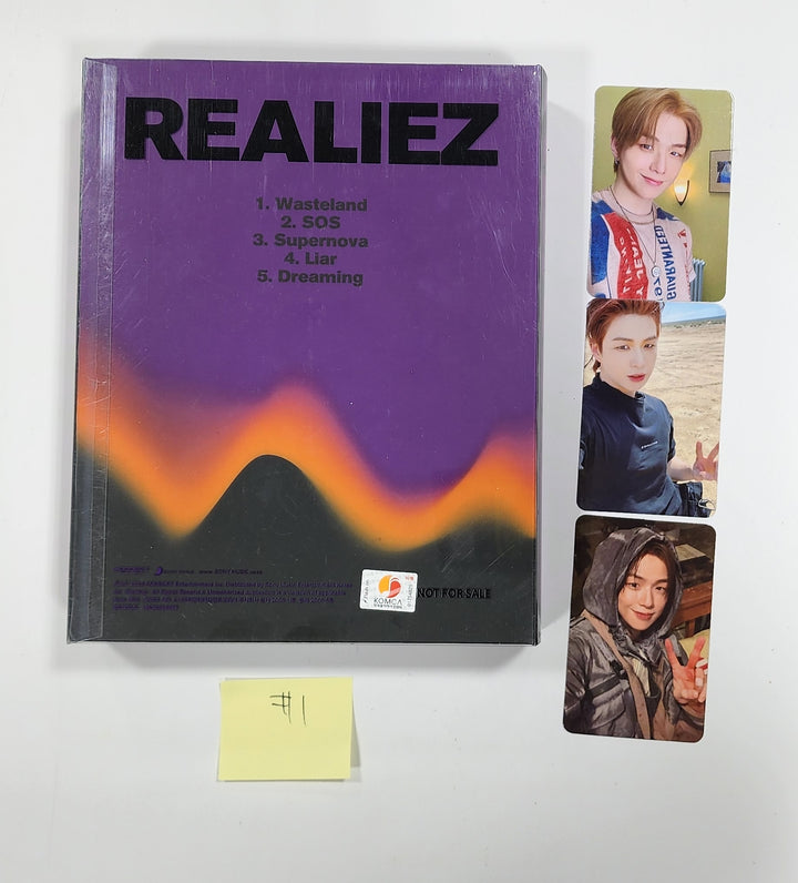 KANGDANIEL "REALIEZ" - Hand Autographed(Signed) Promo Album - HALLYUSUPERSTORE
