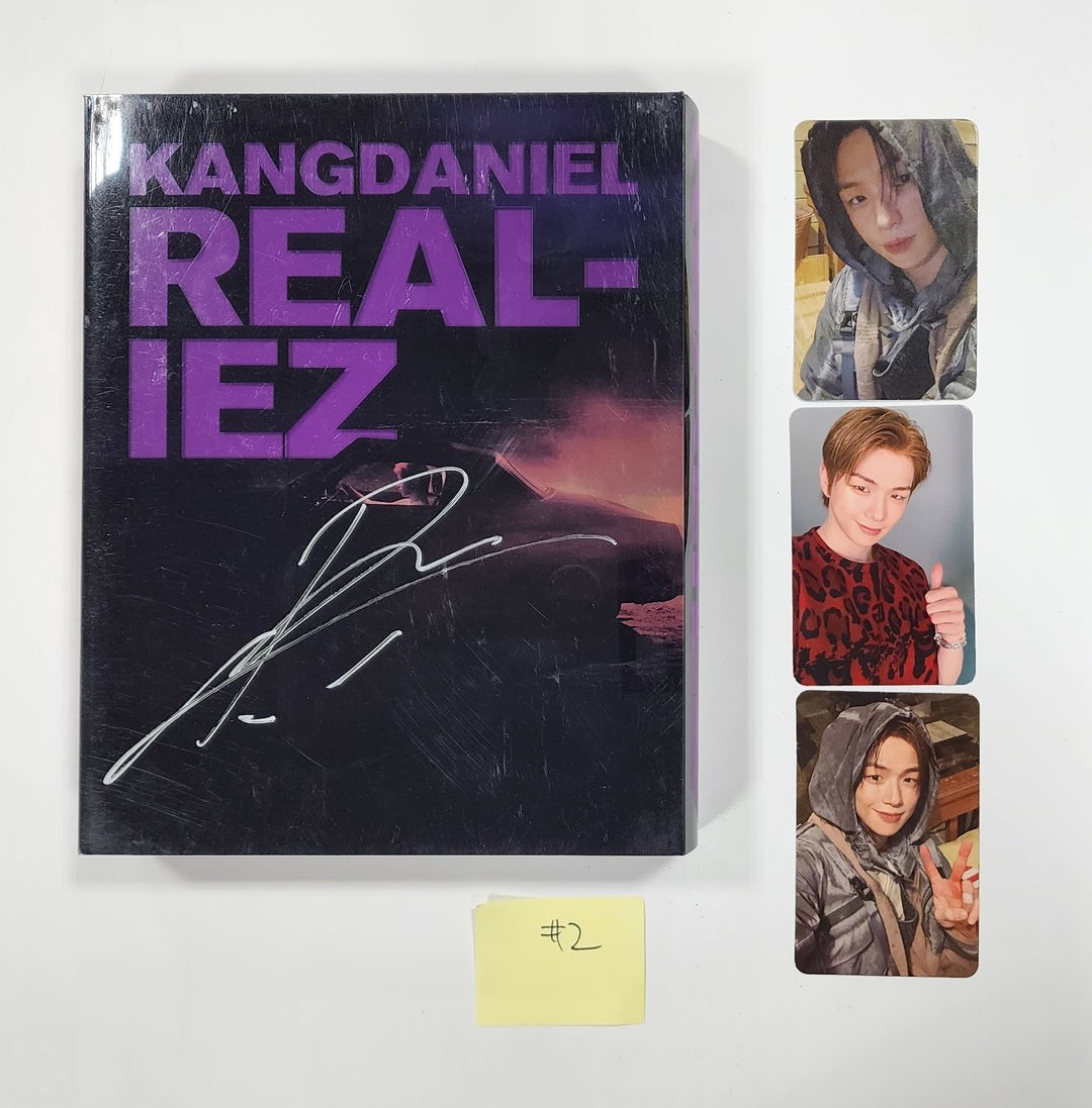 KANGDANIEL "REALIEZ" - Hand Autographed(Signed) Promo Album - HALLYUSUPERSTORE