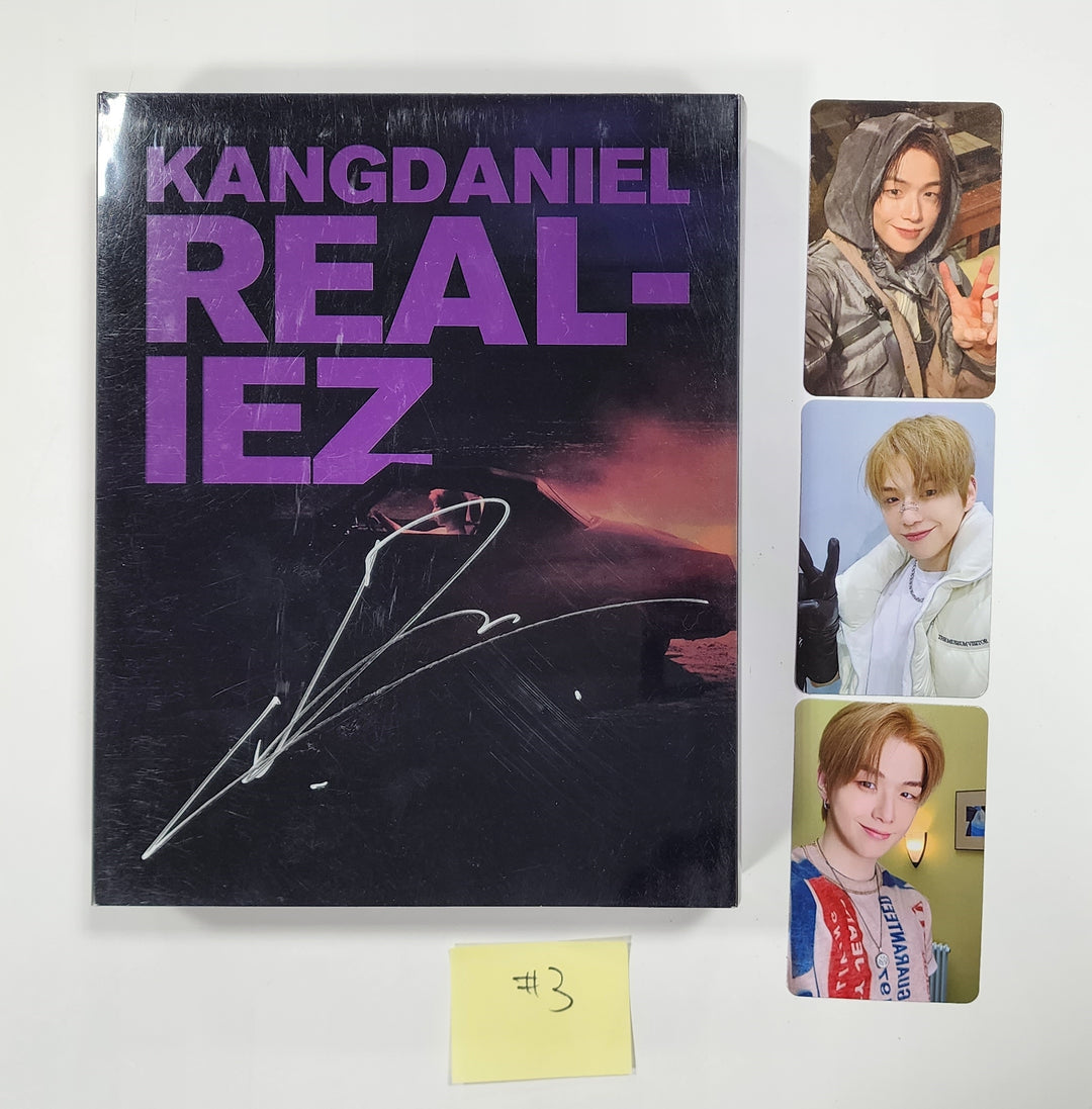 KANGDANIEL "REALIEZ" - Hand Autographed(Signed) Promo Album - HALLYUSUPERSTORE