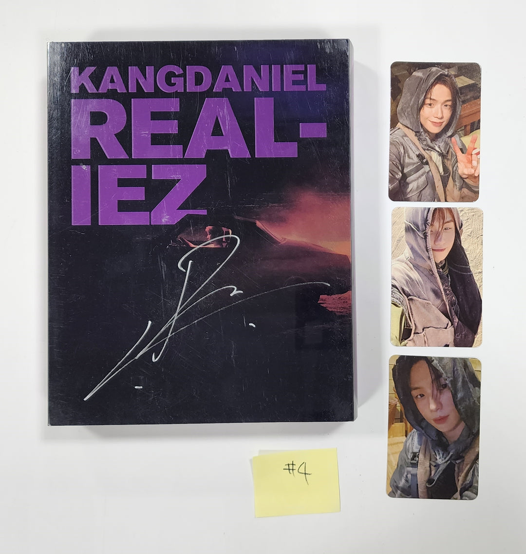 KANGDANIEL "REALIEZ" - Hand Autographed(Signed) Promo Album - HALLYUSUPERSTORE