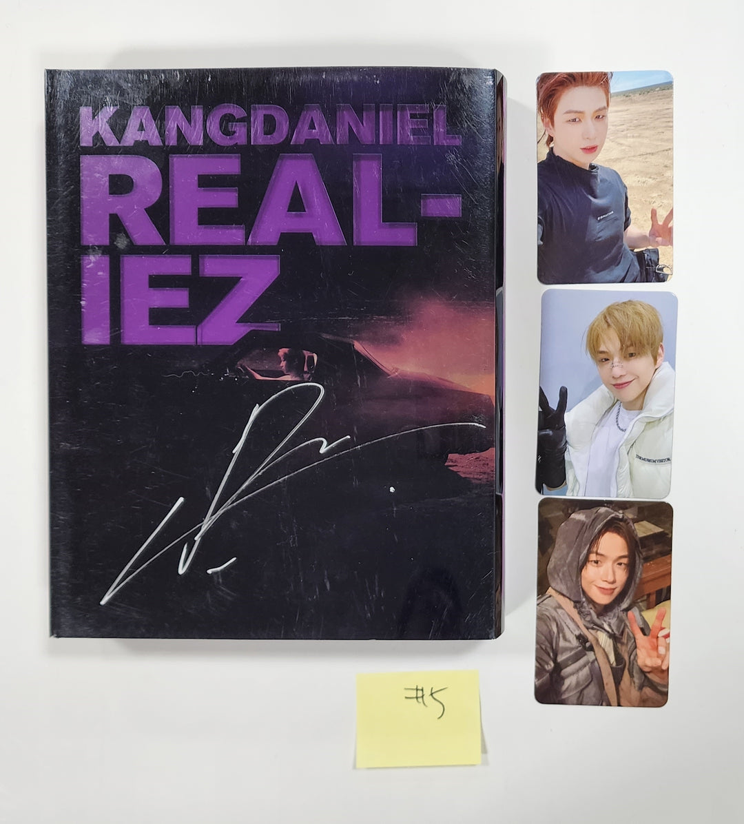 KANGDANIEL "REALIEZ" - Hand Autographed(Signed) Promo Album - HALLYUSUPERSTORE
