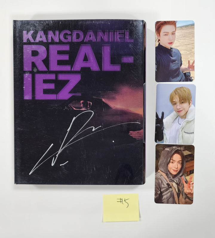 KANGDANIEL "REALIEZ" - Hand Autographed(Signed) Promo Album - HALLYUSUPERSTORE