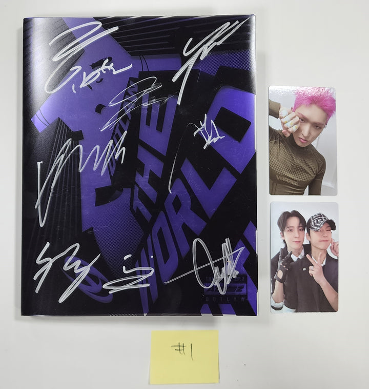 ATEEZ "THE WORLD EP.2 " 9th Mini - Hand Autographed(Signed) Promo Album - HALLYUSUPERSTORE