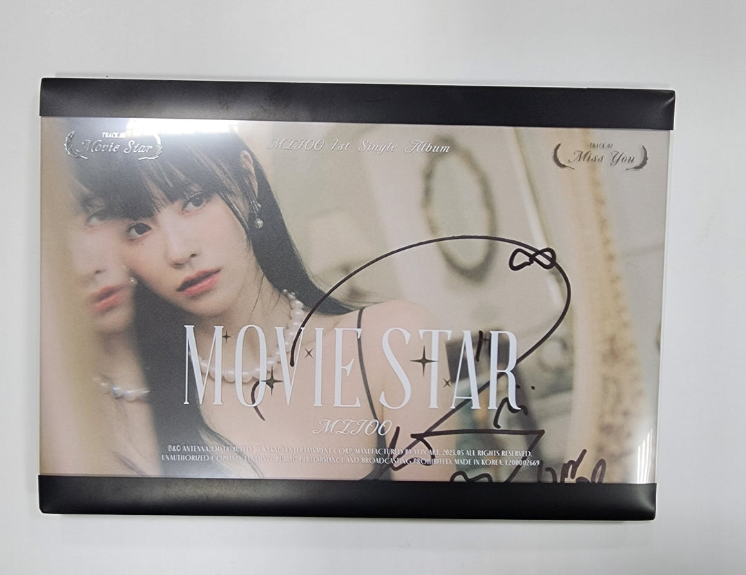 MIJOO "Movie Star" - Hand Autographed(Signed) Album - HALLYUSUPERSTORE