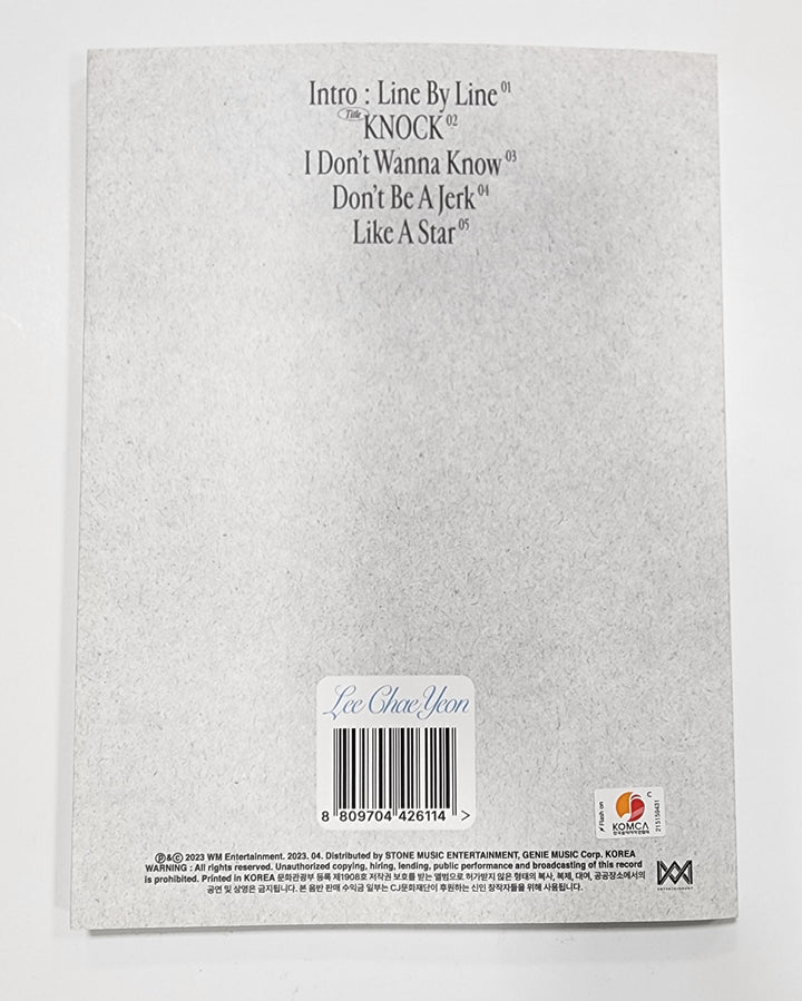 Lee Chae Yeon "Over The Moon" - Hand Autographed(Signed) Album - HALLYUSUPERSTORE