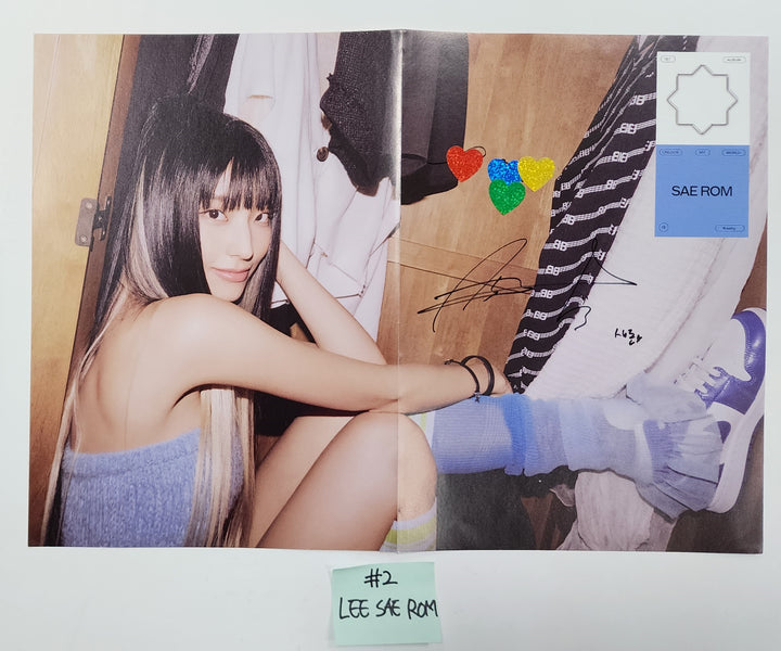 Fromis_9 "Unlock My World" - A Cut Page From Fansign Event Album - HALLYUSUPERSTORE