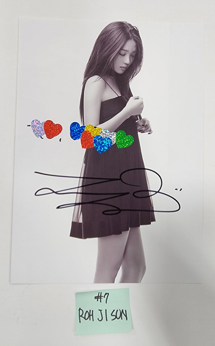 Fromis_9 "Unlock My World" - A Cut Page From Fansign Event Album - HALLYUSUPERSTORE