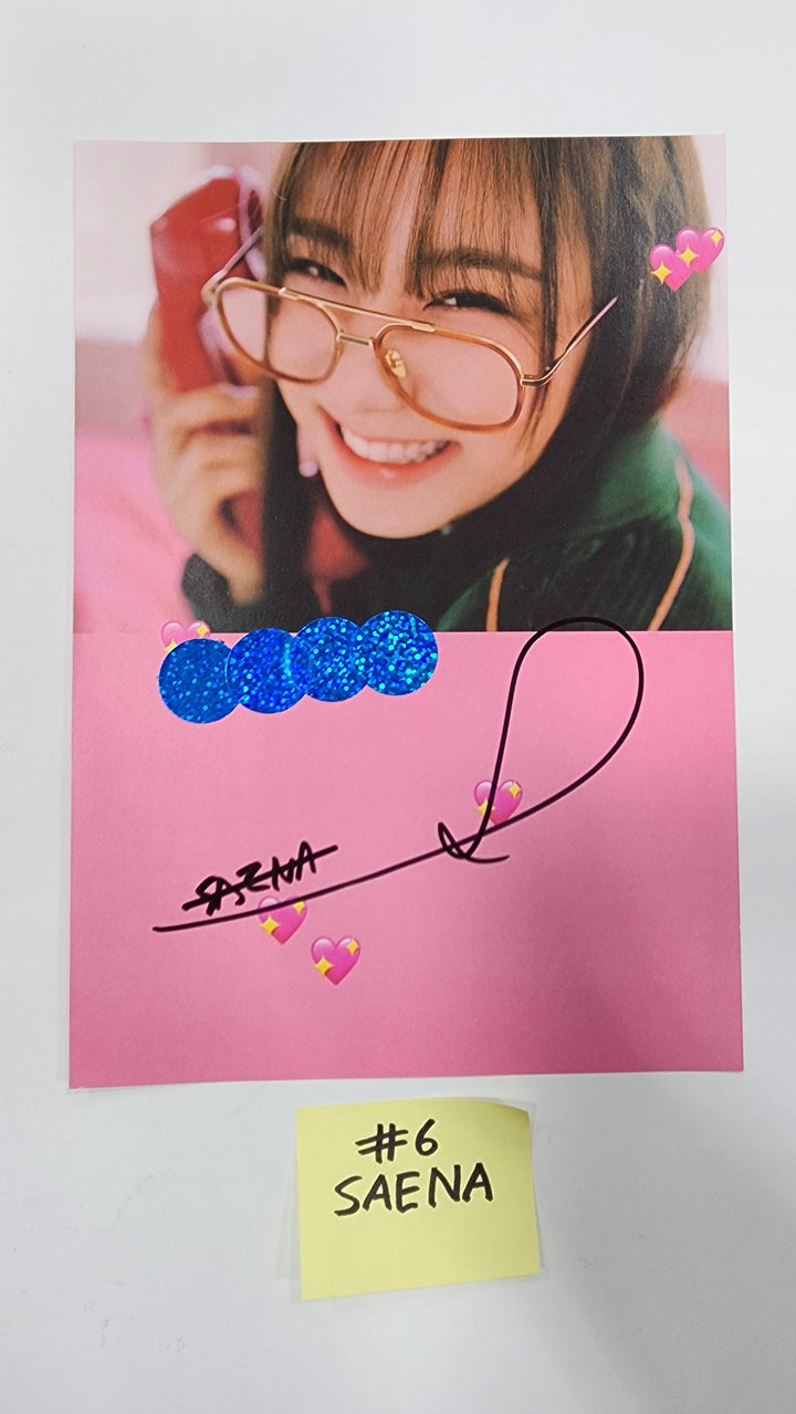 FIFTY FIFTY "The Beginning: Cupid" - A Cut Page From Fansign Event Album - HALLYUSUPERSTORE