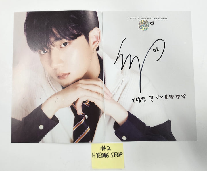 TEMPEST "폭풍전야" - A Cut Page From Fansign Event Album - HALLYUSUPERSTORE