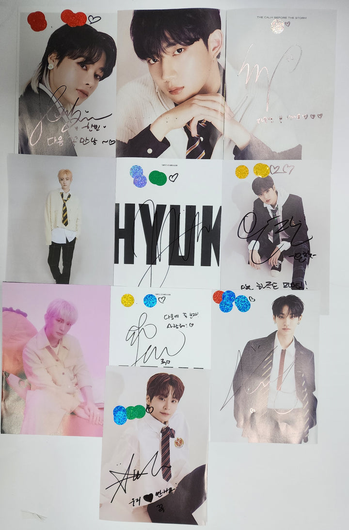 TEMPEST "폭풍전야" - A Cut Page From Fansign Event Album - HALLYUSUPERSTORE