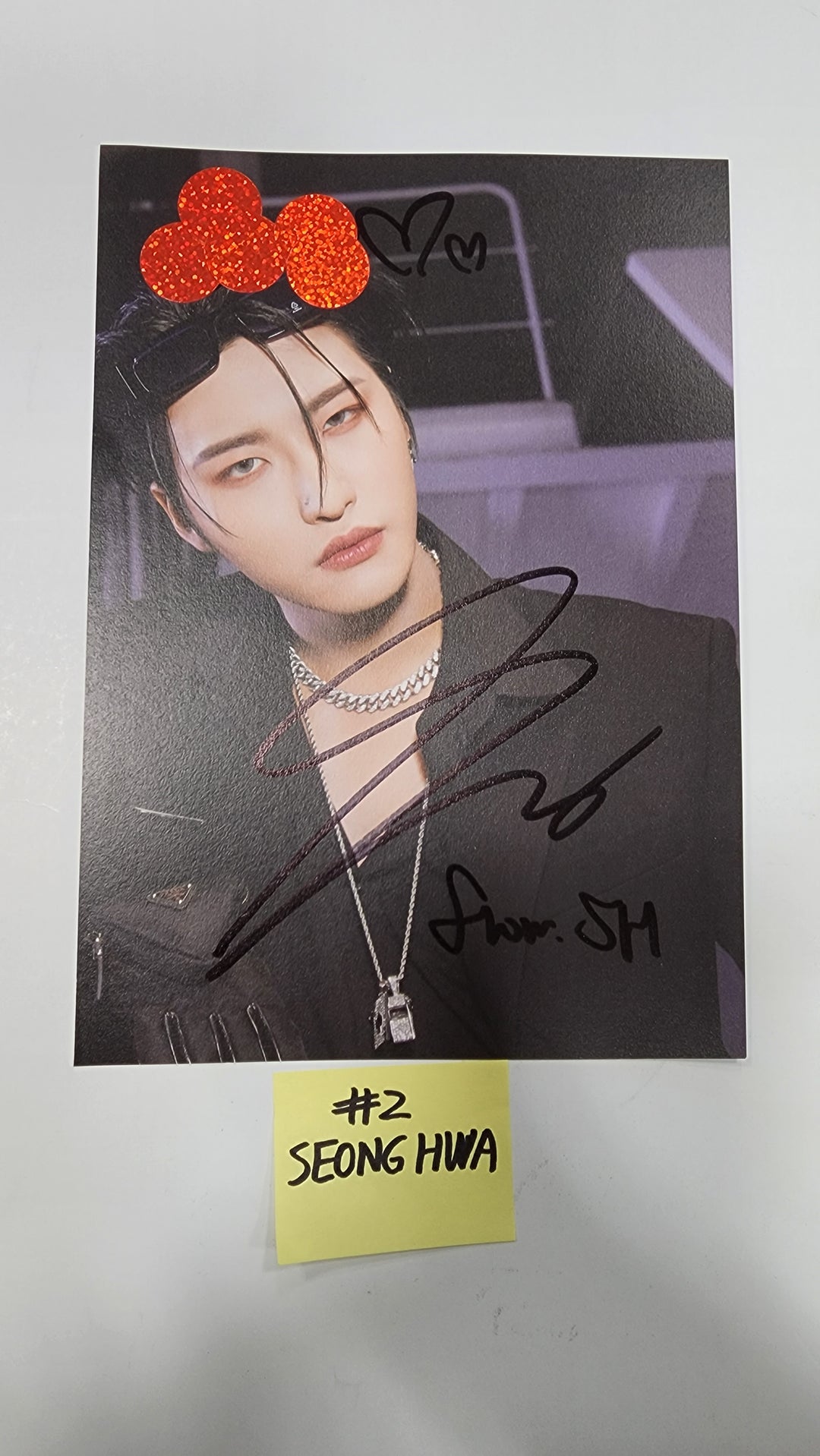 ATEEZ "THE WORLD EP.2 " - A Cut Page From Fansign Event Album - HALLYUSUPERSTORE