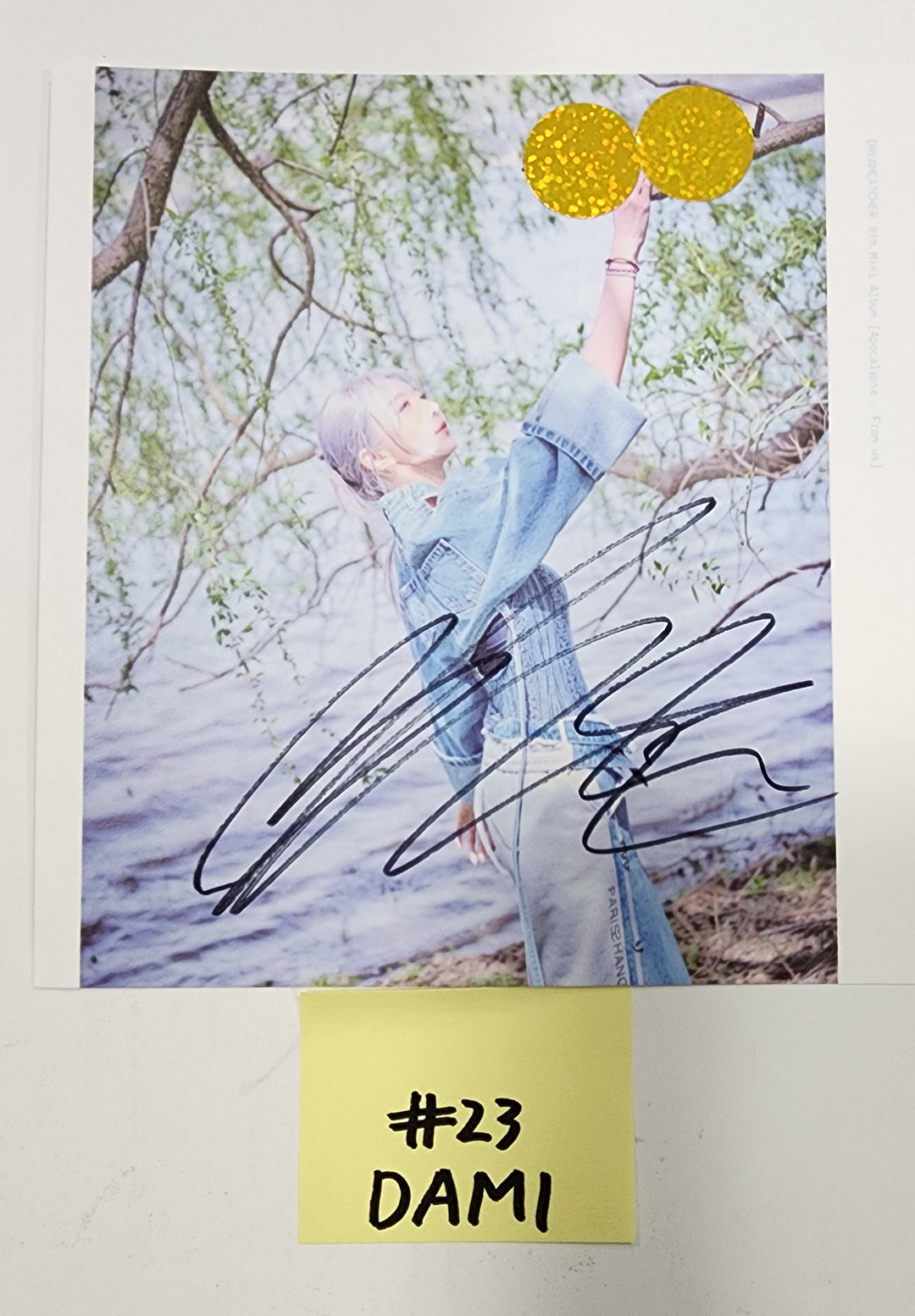 Dreamcatcher "Apocalypse : From us" - A Cut Page From Fansign Event Album - HALLYUSUPERSTORE