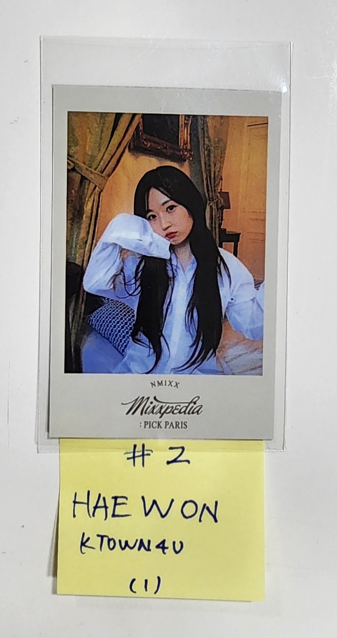 NMIXX "MIXXPEDIA : PICK PARIS" 2nd Photobook - Ktown4U Special Event Photocard - HALLYUSUPERSTORE