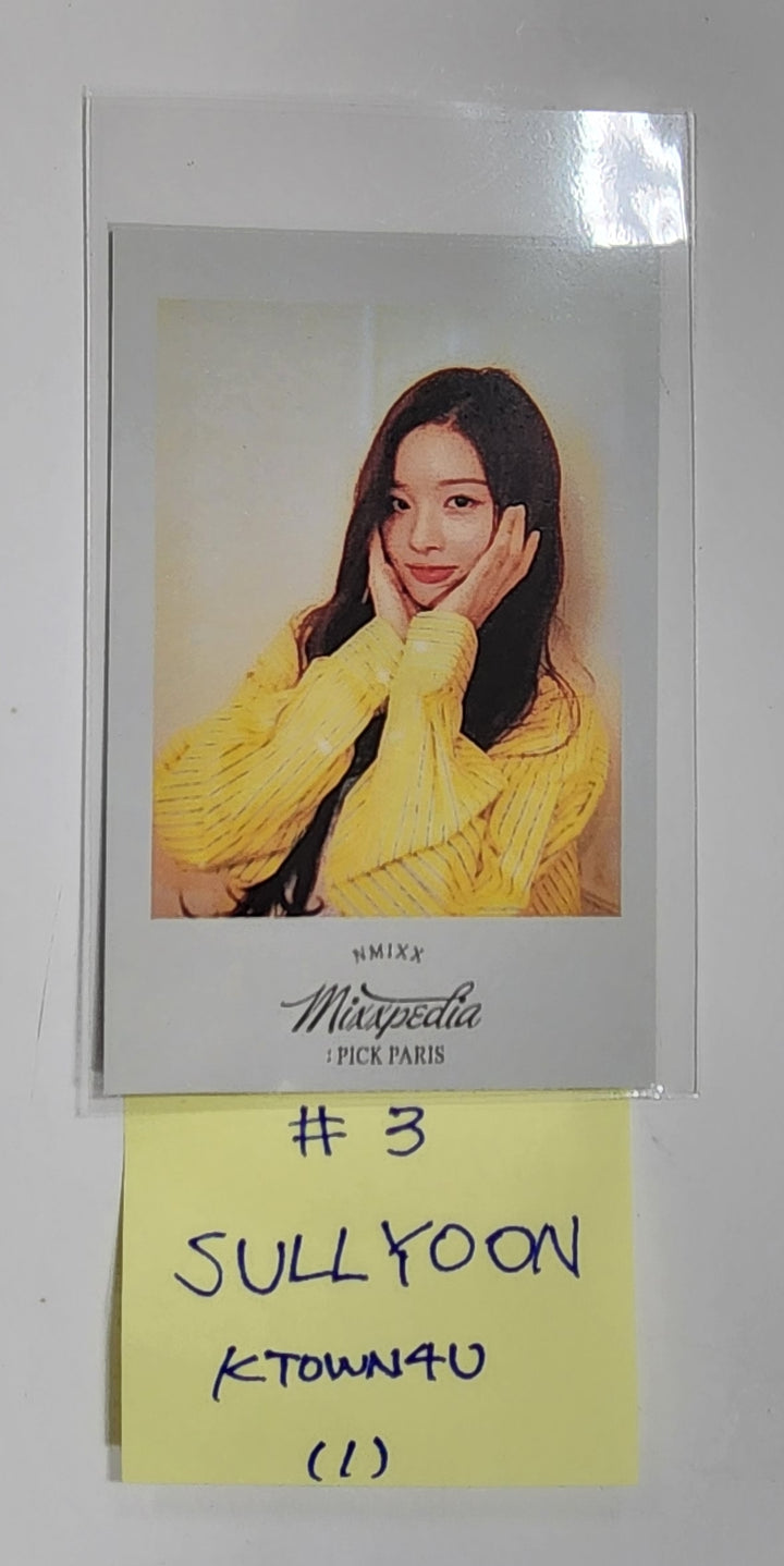 NMIXX "MIXXPEDIA : PICK PARIS" 2nd Photobook - Ktown4U Special Event Photocard - HALLYUSUPERSTORE