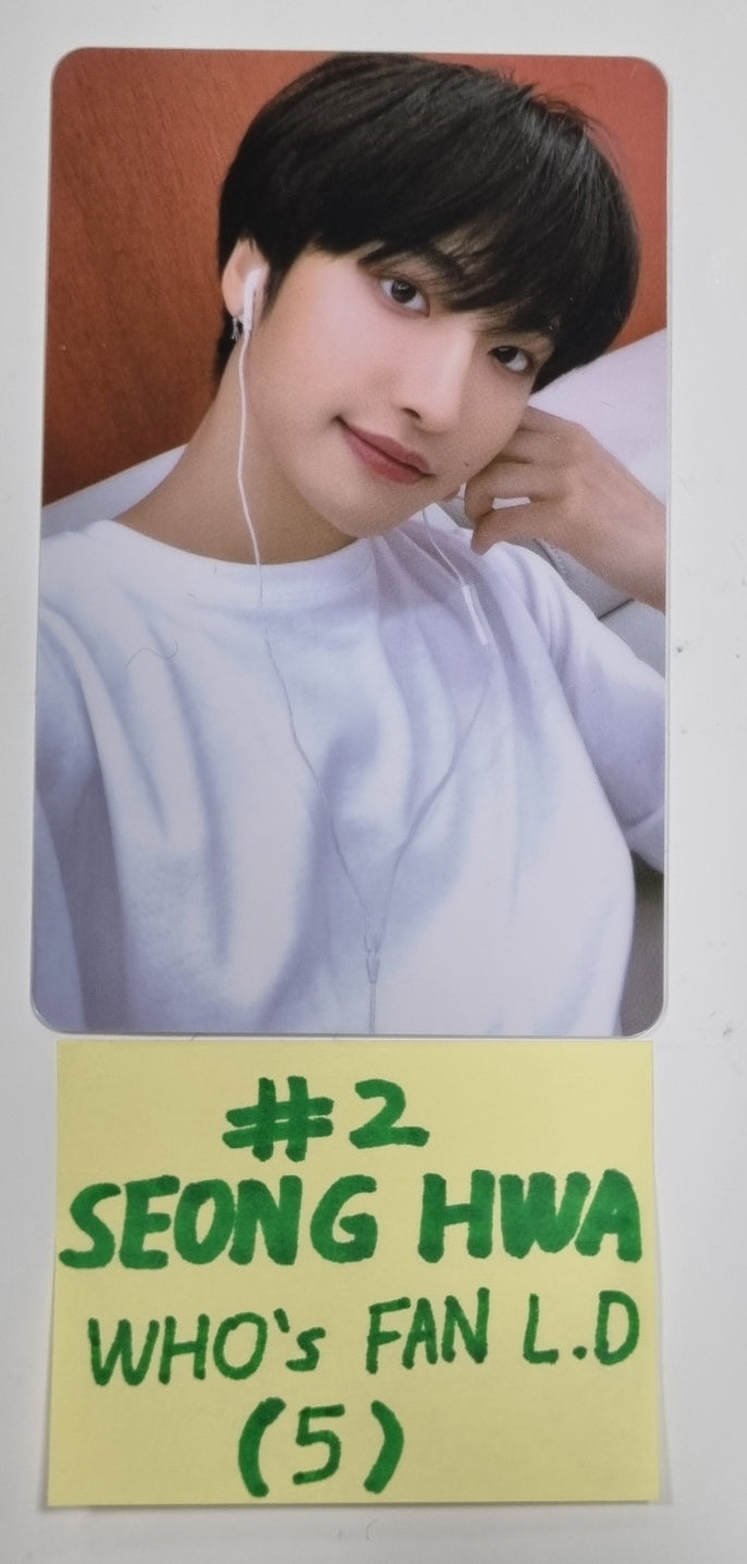 ATEEZ "THE WORLD EP.2"  - Whosfan Cafe Lucky Draw Event PVC Photocards &amp; 4x6 Photo - HALLYUSUPERSTORE