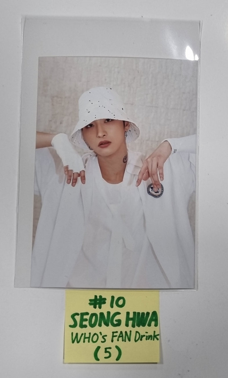ATEEZ "THE WORLD EP.2"  - Whosfan Cafe Lucky Draw Event PVC Photocards &amp; 4x6 Photo - HALLYUSUPERSTORE