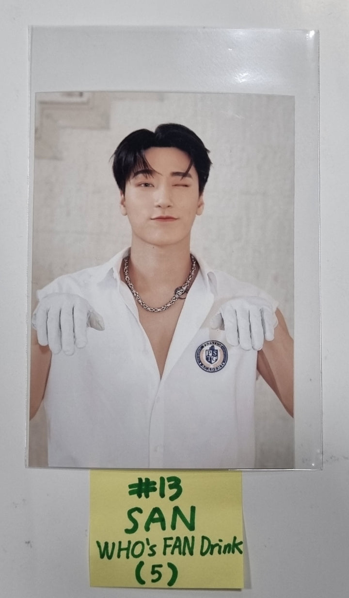 ATEEZ "THE WORLD EP.2"  - Whosfan Cafe Lucky Draw Event PVC Photocards &amp; 4x6 Photo - HALLYUSUPERSTORE