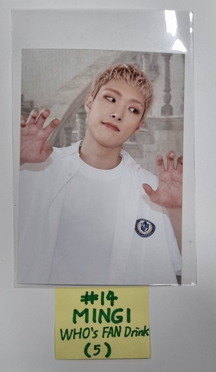 ATEEZ "THE WORLD EP.2"  - Whosfan Cafe Lucky Draw Event PVC Photocards &amp; 4x6 Photo - HALLYUSUPERSTORE