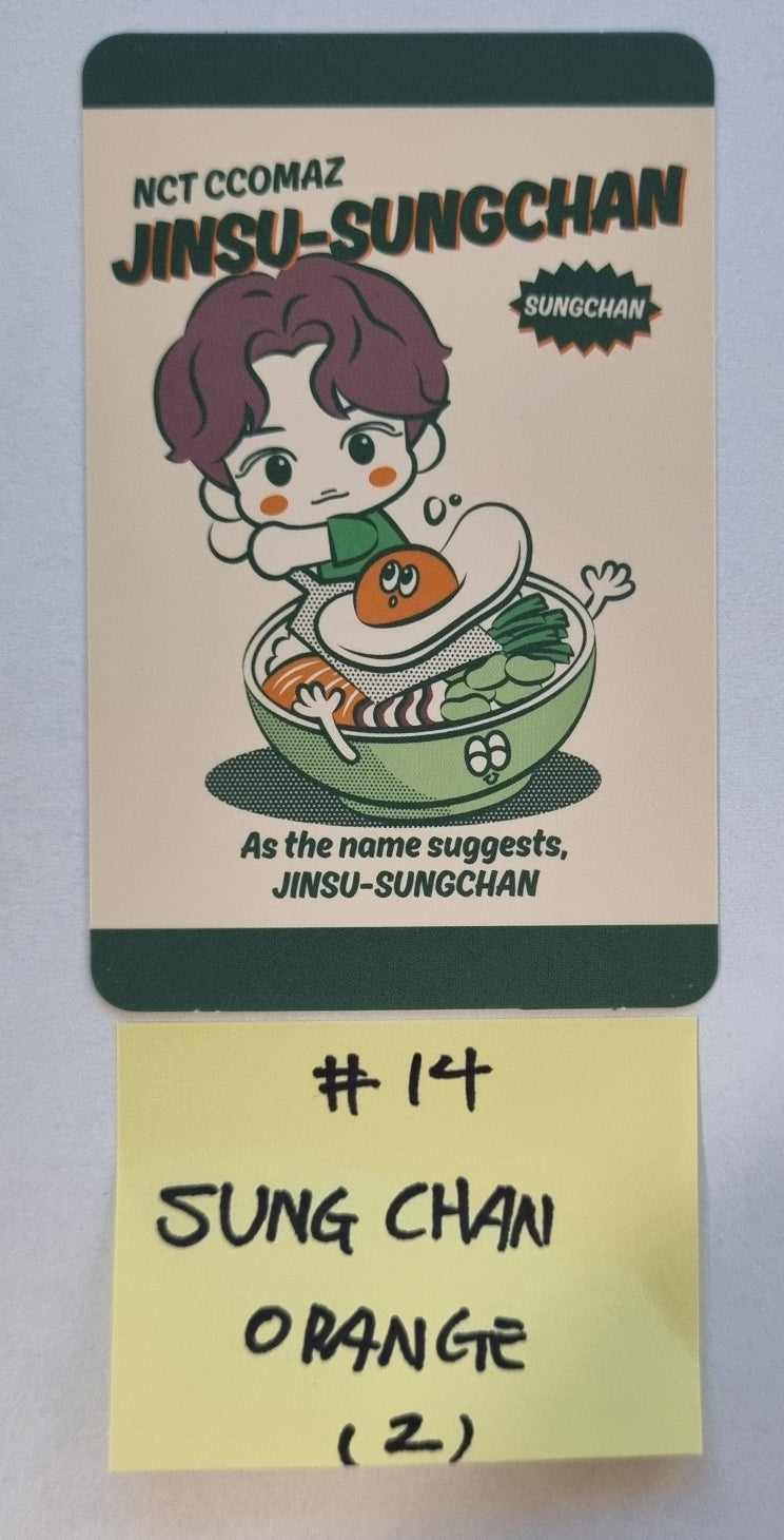 NCT "NCT CCOMAZ GROCERY STORE" - Official Trading Card [Green Ver + Orange Ver] - HALLYUSUPERSTORE