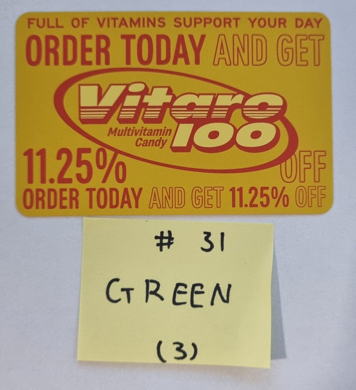 NCT "NCT CCOMAZ GROCERY STORE" - Official Trading Card [Green Ver + Orange Ver] - HALLYUSUPERSTORE