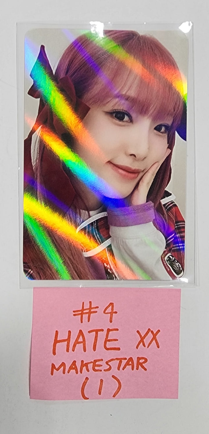 Yena "HATE XX" - Makestar Fansign Event Hologram Photocard [Poca Ver.] - HALLYUSUPERSTORE