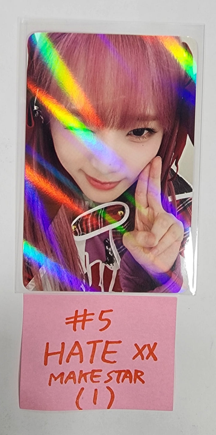 Yena "HATE XX" - Makestar Fansign Event Hologram Photocard [Poca Ver.] - HALLYUSUPERSTORE
