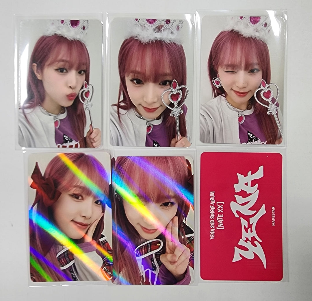 Yena "HATE XX" - Makestar Fansign Event Hologram Photocard [Poca Ver.] - HALLYUSUPERSTORE