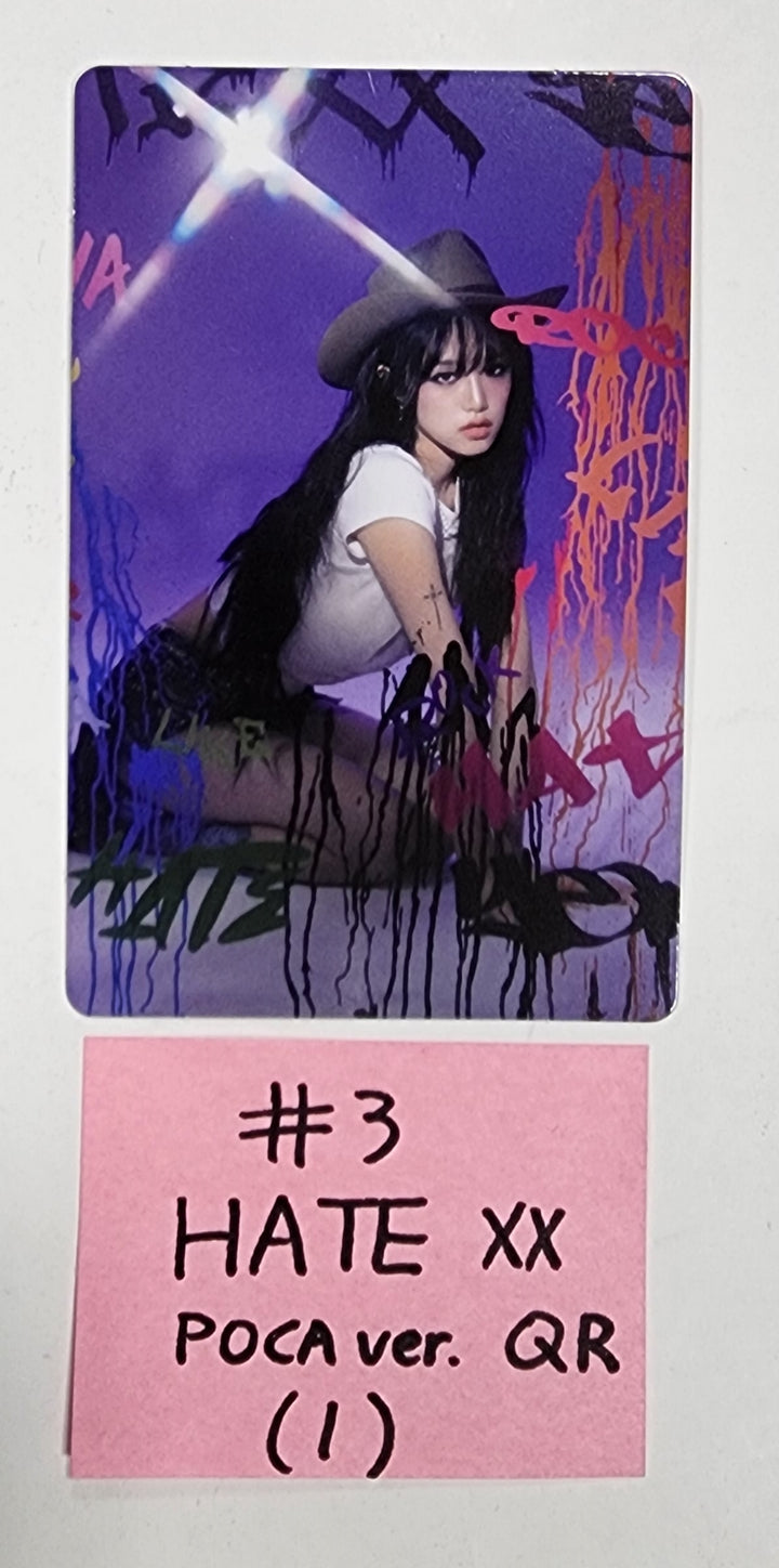 Yena "HATE XX" - Official photocard [POCA VER.] - HALLYUSUPERSTORE