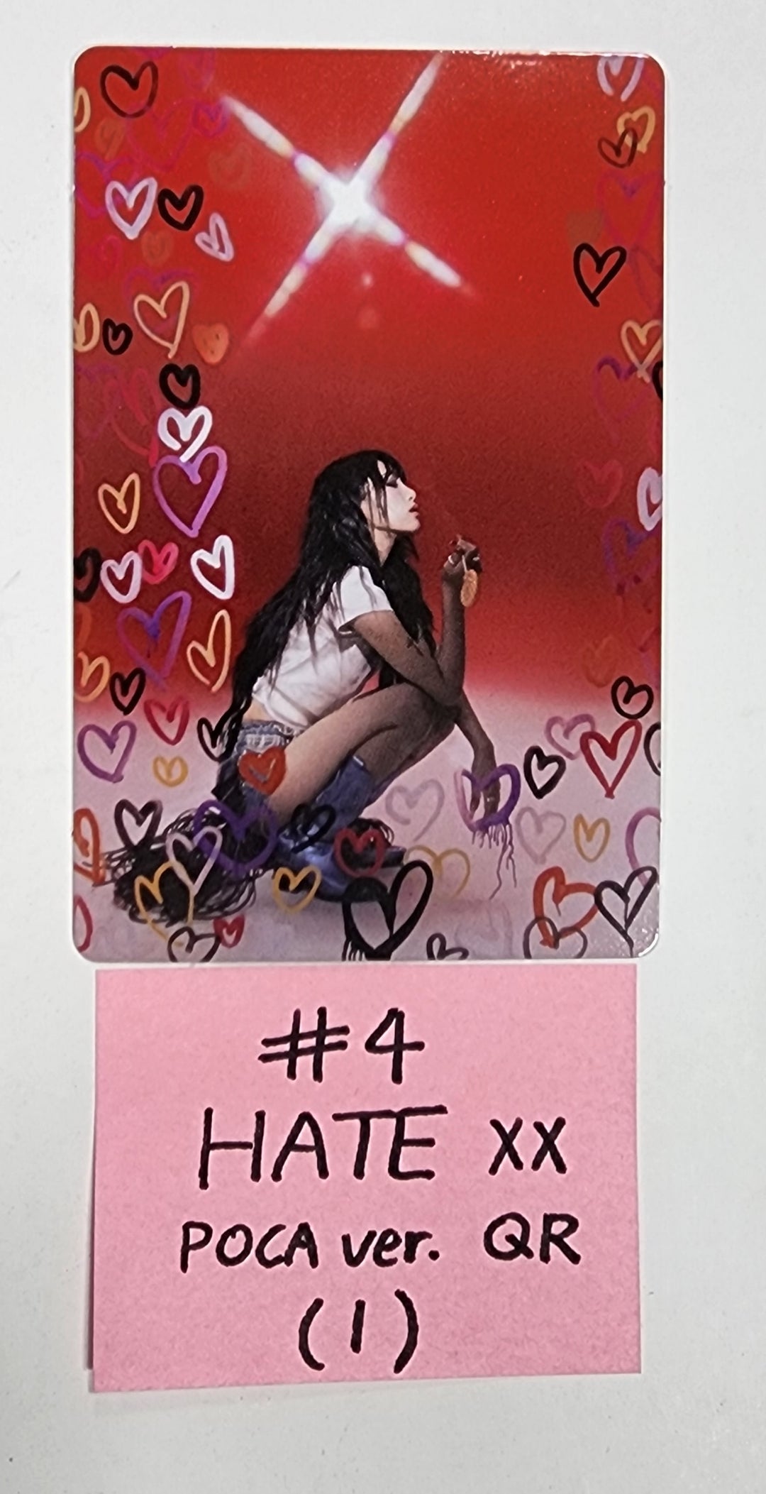 Yena "HATE XX" - Official photocard [POCA VER.] - HALLYUSUPERSTORE
