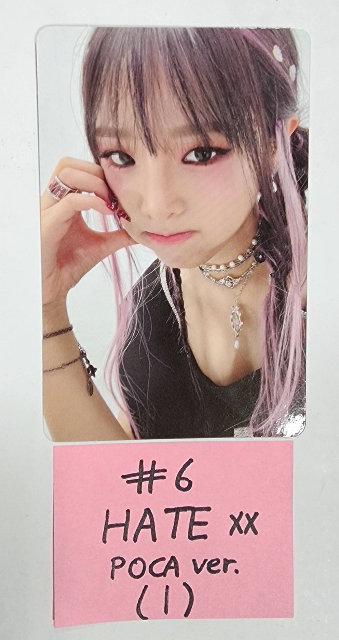 Yena "HATE XX" - Official photocard [POCA VER.] - HALLYUSUPERSTORE