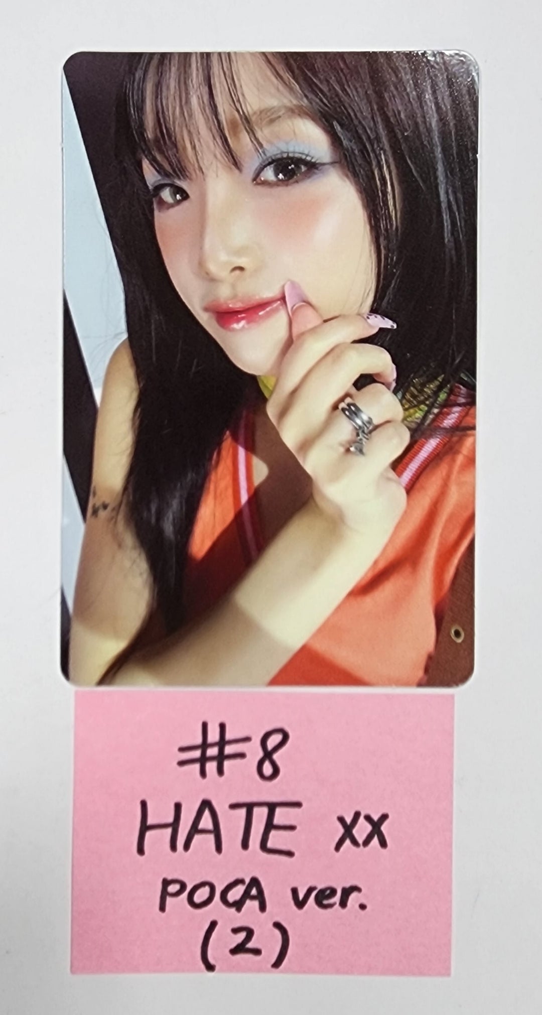 Yena "HATE XX" - Official photocard [POCA VER.] - HALLYUSUPERSTORE