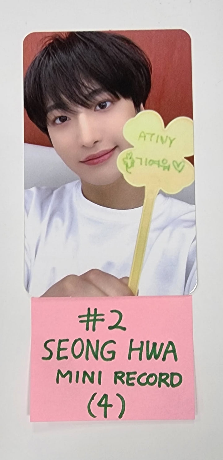 ATEEZ "THE WORLD EP.2 " -Mini Record Fansign Event Photocard [Platform Ver.] - HALLYUSUPERSTORE