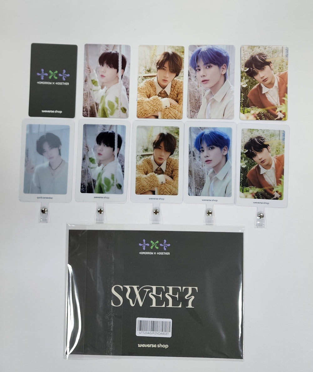TXT JP 2nd Album "SWEET" - Weverse Shop Pre-Order Benefit Photocards & phone tab, Mini Poster [Limited A,B + Standard] - HALLYUSUPERSTORE